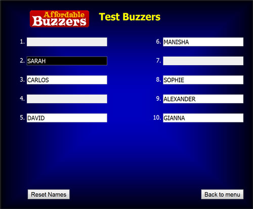 Affordable Buzzers Easy Quiz Test Buzzers